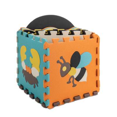 Foam puzzle mat / playpen for children 25el. colorful 114cm x 114cm x 1cm