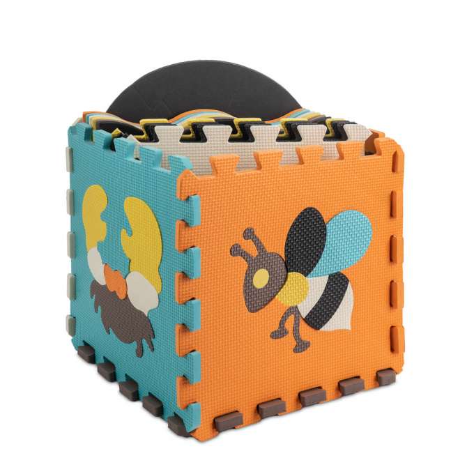 Foam puzzle mat / playpen for children 25el. colorful 114cm x 114cm x 1cm