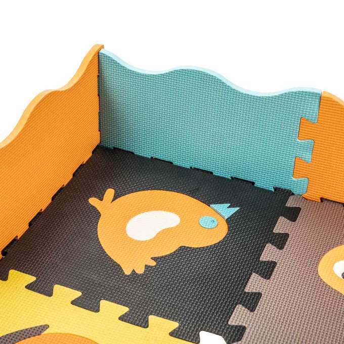 Foam puzzle mat / playpen for children 25el. colorful 114cm x 114cm x 1cm