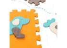 Foam puzzle mat / playpen for children 25el. colorful 114cm x 114cm x 1cm 12
