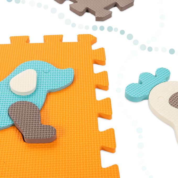 Foam puzzle mat / playpen for children 25el. colorful 114cm x 114cm x 1cm