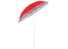 Folding sun umbrella 180cm garden balcony umbrella with tilt function watermelon 10