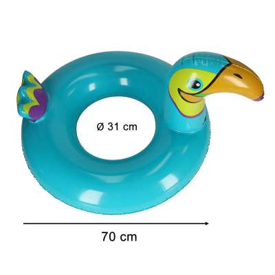 Inflatable children's swimming ring Toucan 70cm