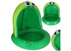 Inflatable pontoon pool with canopy frog 95cm 2