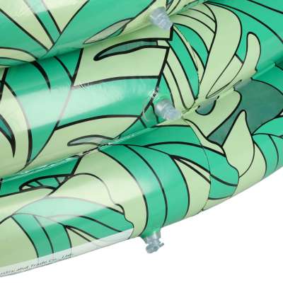 Inflatable pool for children 3 chambers 150cm leaves