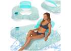 Inflatable swimming chair mattress pool lounger with backrest cushion + handle BESTWAY 43097 102x94cm 1