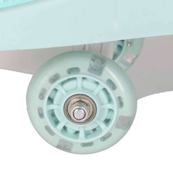 Jeździk grawitacyjny LED Swing Fix S3 świecące koła miętowy