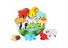 Jigsaw puzzle game balancing safari animals 4