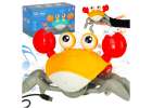 Krab uciekający pełzający czujnik interaktywna akumulator USB czerwony 1