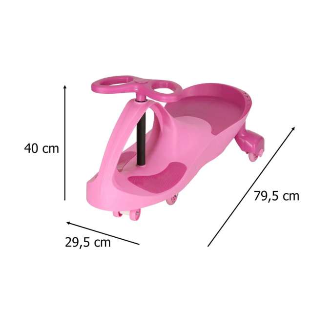 LED Swing Fix S3 gravity ride-on glowing wheels pink