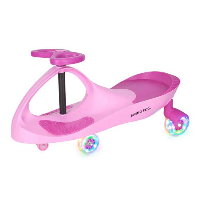 LED Swing Fix S3 gravity ride-on glowing wheels pink