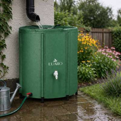 LUARO Rainwater tank rain barrel 200L