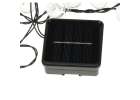 Lampki ogrodowe solarne kulki 7m 50LED ciepły biały 3