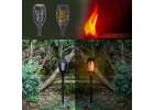 Lampy solarne ogrodowe pochodnie 12LED 4szt. 7