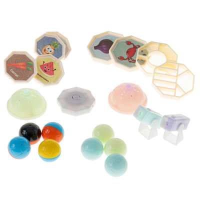 Magnetic marble ball track blocks luminous 75el