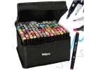 Markery dwustronne alkoholowe w etui 168 + podstawka 1