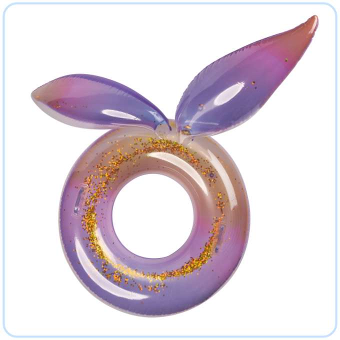 Mermaid inflatable swimming wheel with glitter galaxy XXL max 60kg