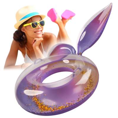 Mermaid inflatable wheel with glitter galaxy XXL