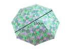 Parasol ogrodowy plażowy regulowany 150cm łamany liście 8
