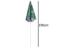 Parasol ogrodowy plażowy regulowany 150cm łamany liście 6
