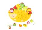 Puzzle game balancing hedgehog fruit threading 3