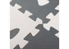 Puzzle piankowe mata dla dzieci 9 el. czarny-ecru 85cm x 85cm x 1cm 4