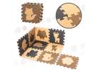 Puzzle piankowe mata dla dzieci 9el. beż-brąz-czarny 85cm x 85cm x 1cm 8