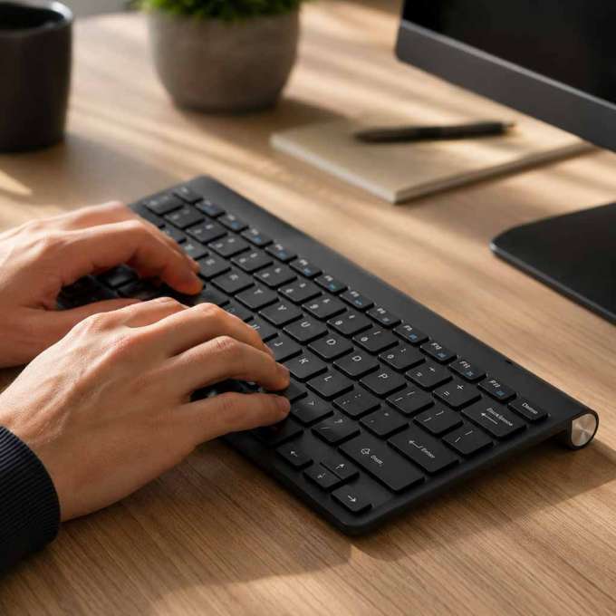 Smart TV Keyboard Black