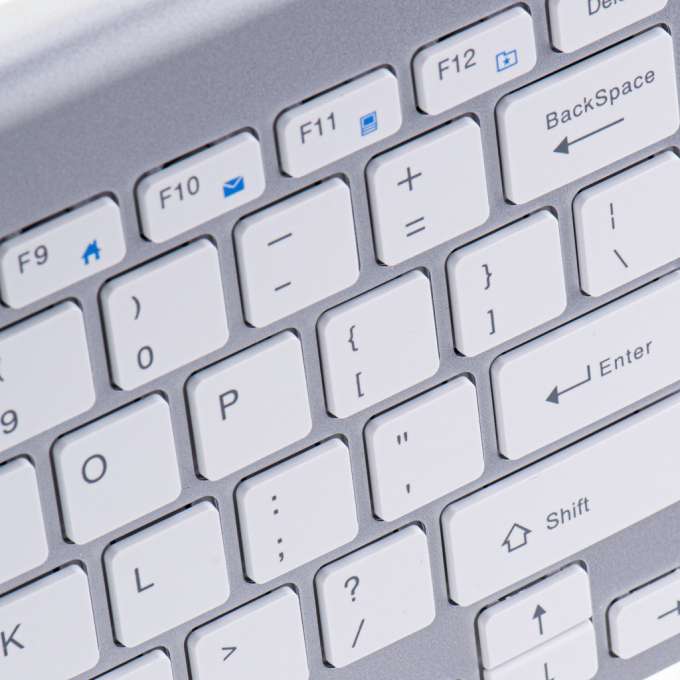 Smart TV wireless keyboard silver