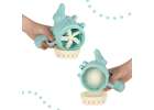 Soap bubble gun soap bubbles with wings blue 6