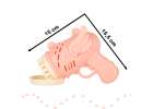 Soap bubble gun soap bubbles with wings pink 2