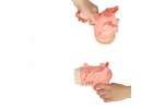 Soap bubble gun soap bubbles with wings pink 6
