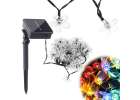 Solar garden lights flowers 7m 50LED multicolor 1