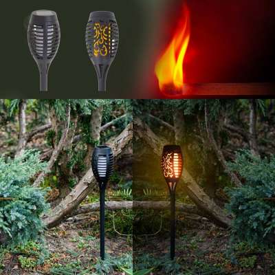Solar garden torch lights 12LED 4pcs.