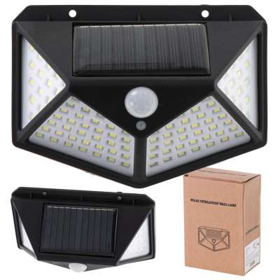 Solar motion and dusk sensor lamp 100 LEDs