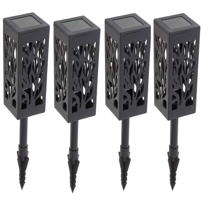 Standing solar lanterns decorative 4 pieces