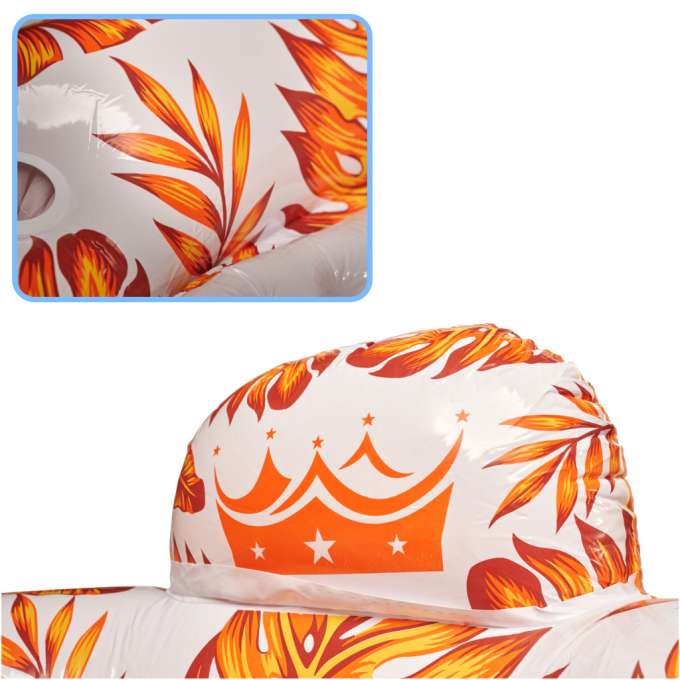 Swimming chair lounger hammock water orange