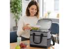 Thermal bag for lunch food breakfast insulation 16L grey 10