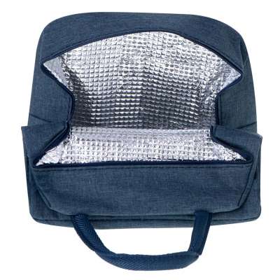 Thermal insulation bag breakfast lunch blue