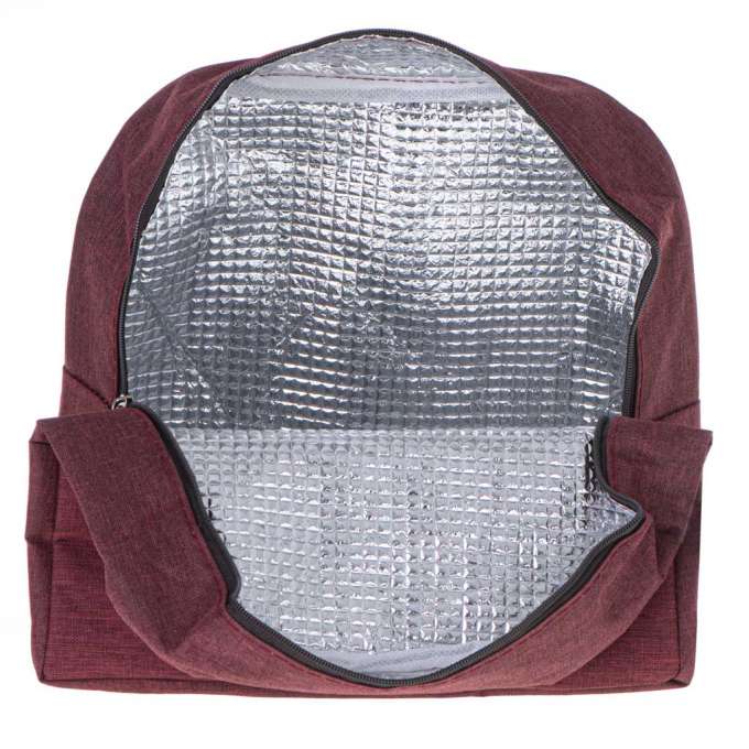 Thermal insulation bag breakfast lunch red