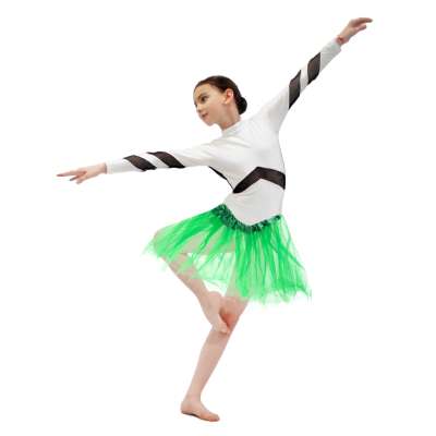 Tulle skirt tutu costume costume green