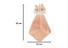 Baby hand towel 42x25cm pink rabbit 6