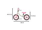 Balance bike Trike Fix Balance white and pink 6