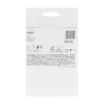 Decorations for muffin cupcakes - Stork 11cm-12cm 7 pieces