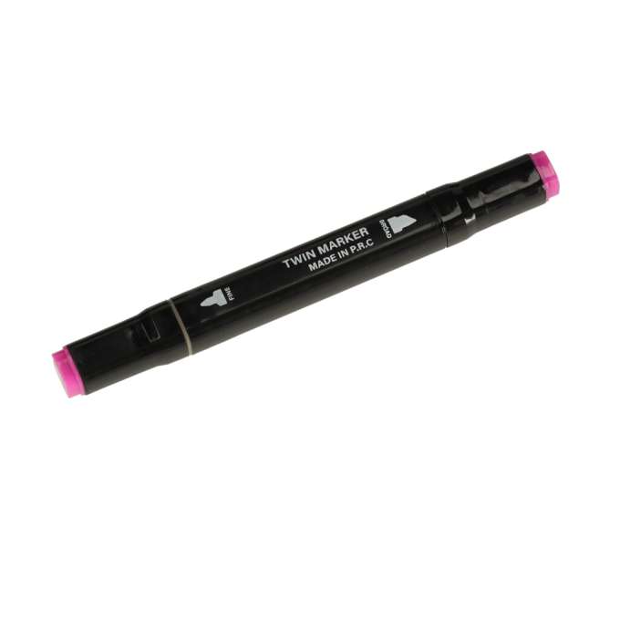 Double-sided alcohol markers in case 120 + stand