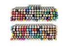 Double-sided alcohol markers in case 204 + stand 8