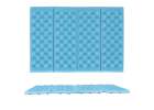 Folding foam mat for seating tourist blue 4