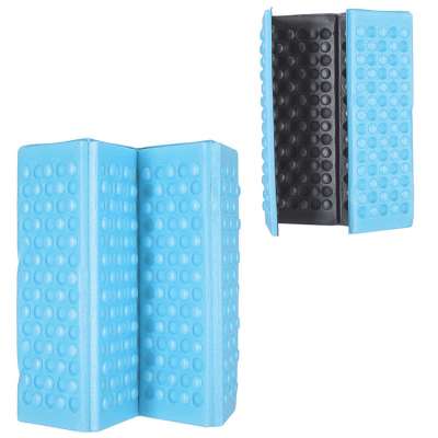 Folding foam mat for seating tourist blue