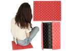 Folding foam mat for seating tourist red 1