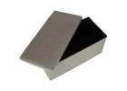 Folding pouffe with storage compartment gray large 76x38x38cm 4